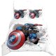 thumbnail image 1 of heros Captain America Duvet Cover,New style Avengers Captain America Bedding Set,Quilt Cover Set For Boy Adult Bed Sheets, 1 of 5