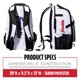 thumbnail image 2 of Bolsa para bates de sóftbol Franklin Sports USA Traveler Elite, color blanco, 2 of 9