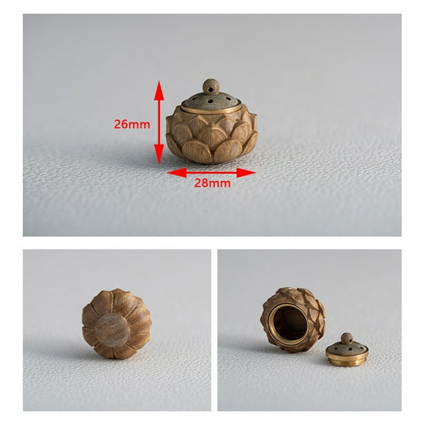 1PC Hollow Wood Medicine Pill Box Mini Sandalwood Pill Case Portable Storage Orgainer Personal Health Care DIY Keychain