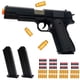 thumbnail image 1 of Pistola de juguete Nogevo con expulsión automática de casquillos, 40 casquillos y 50 balas de espuma, 1 of 7