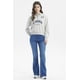 thumbnail image 4 of Polerón Mujer Slim Half Zipper Gris Melange Claro, 4 of 4
