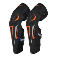 Motowolf 1033 Rodilleras Largas Para Motociclismo Black-Orange