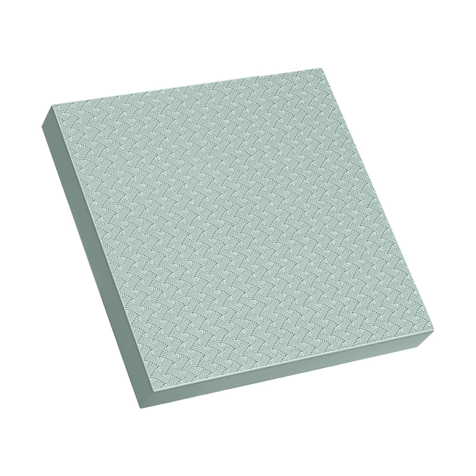 Ioensy - Almohadilla De Equilibrio Para Ejercicios Para Mujer, Práctica Antideslizante, Almohadilla De Ejercicio Suave, Tabla De Equilibrio, Verde, 40x40x5cm