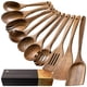 thumbnail image 1 of Juego de utensilios de cocina Hefeld, cucharas de madera de acacia, 10 unidades, 1 of 5