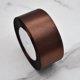 thumbnail image 1 of Xiao Hua Cinta Ancha de Poliéster Marrón Oscuro 1.57 inches x 25 yards - Cinta Suave Colgante para Envolver Regalos, Hacer Moños en Canastas de Regalo, Manualidades DIY y Decoraciones de Fiesta, 1, 1 of 3