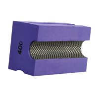 Magideal - Bloque De Arena Manual, Almohadilla De Pulido Manual, Decoración Interior, Almohadilla De Pulido De Diamantes Profesional, Cortadora De Bordes Para Vi Grano 400