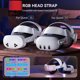 thumbnail image 2 of Funda para cabeza VR con batería de 10000mAh para Meta Quest 3/3S, diadema ajustable de liberación rápida, tiempo de juego extendido, 2 of 9