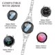 thumbnail image 4 of Correa de reloj G-ficu de 20 mm con forma de mariposa y diamante, metal plateado, 4 of 6