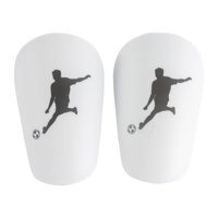 Magideal - 1 Par De Miniespinilleras De Fútbol, Equipo De Fútbol, Entrenamiento De Fútbol Pequeño, Espinilleras, Protección Para Espinilleras Para Niñas Y Niños Blanco Xs