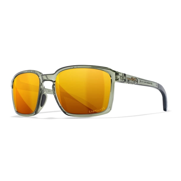 Gafas de sol Wiley X Alfa Captivate polarizadas de seguridad para hombres y mujeres