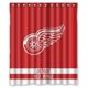 thumbnail image 1 of Cortina de ducha Choice Detroit Red Wings, juego de cortina de baño con ganchos, tamaño 60 x 72 pulgadas, 1 of 3