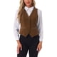 thumbnail image 1 of INSPIRE CHIC Chaleco de Traje de Terciopelo para Mujer Retro Sin Mangas Steampunk Blazer Elegante Chaleco S Marrón Oscuro, 1 of 6