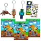 thumbnail image 1 of Llavero figural de Minecraft, paquete de 3 mini figuras + stickers, 1 of 5