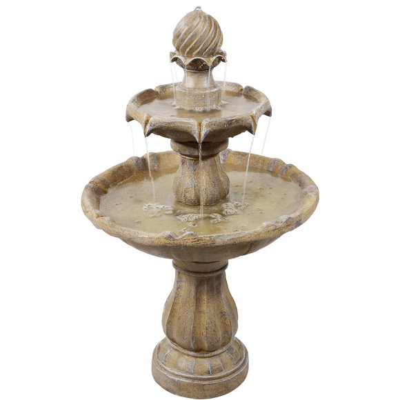 Fuente Sunnydaze Decor 89 cm con Batería de Respaldo de 4 h