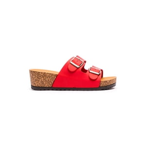 Sandalia Mujer Rojo Cardenal Chancleta