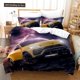 thumbnail image 1 of v1364 Bed Sheets Sports Car Luxury Bedding Set Duvet Cover Bedroom Comforter Covers Single Twin King ​Size Quilt Cover Home Textile /PCS 3-Piece Bedding Set (1 Duvet Cover + 2 Pillow Shams) Bed Sheets, 1 of 5