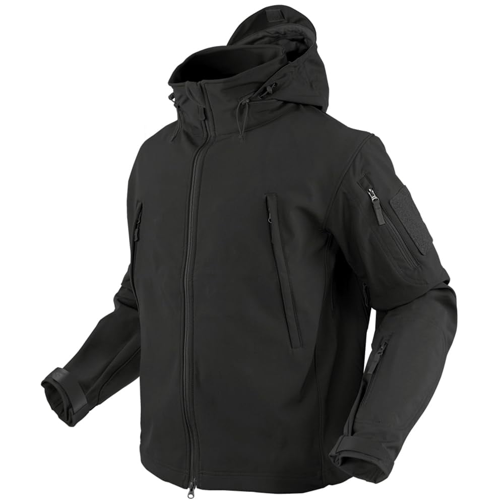 Chaqueta Condor Elite Summit Softshell Negra Para Hombre Xl