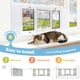 thumbnail image 3 of Puerta para Gatos de Ventana Petoasis 54‑60 cm de Ancho, 4 Bloqueos XS, 3 of 6