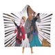 thumbnail image 1 of Bojack Horseman Manta Capa Con Capucha Anti bolitas Manta De Lana Ártica Suave Manta Portátil De Felpa Ligera Y Lujosa Poncho Para Siesta En Casa Y Oficina 100*130cm, 1 of 6