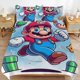 thumbnail image 1 of Super Mario 3-Piece Comforter Set for Bedroom Super Mario Bedding Set for Kids Adults Soft Microfiber Duvet Cover Set with Zipper Closure, 1 of 5
