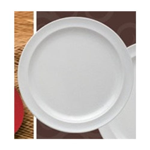 Plato De Postre Yanco Nessico Ns-107w, Redondo, 18,4 Cm, Melamina, Blanco