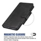 thumbnail image 2 of Funda Billetera para Motorola Edge 50 Fusion 5G con Porta Tarjetas y Soporte Ajustable Negro, 2 of 4