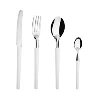 Imahe - Set 24 Cubiertos Blanco Con Rallador