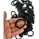 thumbnail image 2 of Set 100 Unidades Colets Negras Gruesas 4cm - Adcesorios, 2 of 5