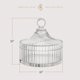 thumbnail image 5 of Recipiente para Polvo Grande de Cristal Shelley Kyle, 1 Unidad, 5 of 5