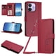 thumbnail image 1 of Funda Cartera Trébol para Xiaomi Redmi Note 17 Pro 5G con Ranuras Tarjetas y Carga Inalámbrica Rojo, 1 of 6