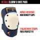 thumbnail image 4 of Triple Eight KNEE_PAD Set de 3 Protectores - Multi-Deporte, 4 of 7
