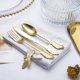 thumbnail image 2 of Cubertería desechable BuCla Gold Plastic 600 piezas, 2 of 5