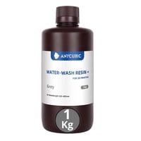 Anycubic - Resina 3D Lavable Al Agua Gris Para Impresoras 3D 1000G | Resinas