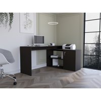 Tuhome - Escritorio En L 1 Puerta Axis Wengue