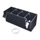 thumbnail image 2 of Caja de filtro para acuarios, filtración, purificación de agua por circulación, silenciosa, purificador de agua para tanques de tortugas, caja de filt Negro 24x105x10cm, 2 of 5