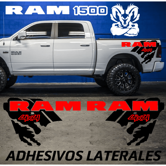 Adhesivos Laterales para Camionetas Dodge Ram 1500