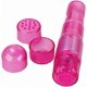 thumbnail image 4 of Mini masajeador portátil vibratorio Gajoin de 4 cabezales, rosa, 4 of 4