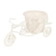 thumbnail image 4 of Bicicleta Flor Artificial Cesta Florero Planta Estante Para Fiesta Interior Decoración Del Hogar Blanco, 4 of 5