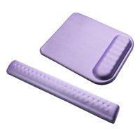 Bothyi - Alfombrilla Para Teclado Y Ratón, Soporte Para Muñeca, Alfombrilla Para Ratón Para Ordenador De Sobremesa, Juegos, Portátil, Color Morado