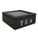 thumbnail image 3 of Caja Para Bolsitas De Té Soporte Para Bolsitas De Té Apilable Inicio Para Una Variedad De Tés Y Condimentos Negro, 3 of 6