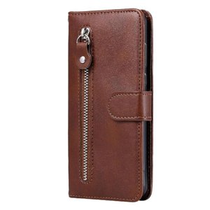 Gangxun - Funda Con Cremallera Para Iphone 11 Pro Max, Carcasa Cartera De Cuero Pu Con Soporte Y Tarjetero