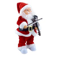 Bothyi - Juguete Eléctrico De Papá Noel, Violín, Juguetes Navideños De Papá Noel Para Decoración De Fiesta De Navidad