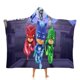 thumbnail image 1 of PJ Masks: Héroes en Pijamas Manta Capa con Capucha Anti-Bolitas, Manta de Lana Ártica Suave, Manta Portátil de Felpa Ligera y Lujosa, Poncho para Siesta en Casa y Oficina, 100*130cm, 1 of 6