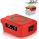 thumbnail image 1 of Adaptador de Cargador Inalámbrico, para Batería Einhell de 18V, Adaptador de Carga Inalámbrica de 15W Máximo para iPhone para Teléfono Celular, con Puertos de Carga USB-A y USB-C 2.1A, Cargadores..., 1 of 8