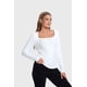 thumbnail image 2 of Polera Mujer Escote Cuadrado Crudo - ll, 2 of 4