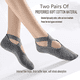 thumbnail image 2 of Calcetines de yoga gruesos profesionales para mujer con agarres y correas antideslizantes, ideales para pilates, ballet, danza y entrenamiento descalzo., 2 of 6