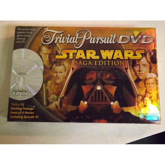 Juego de mesa Trivial Pursuit DVD Star Wars Hasbro Gaming