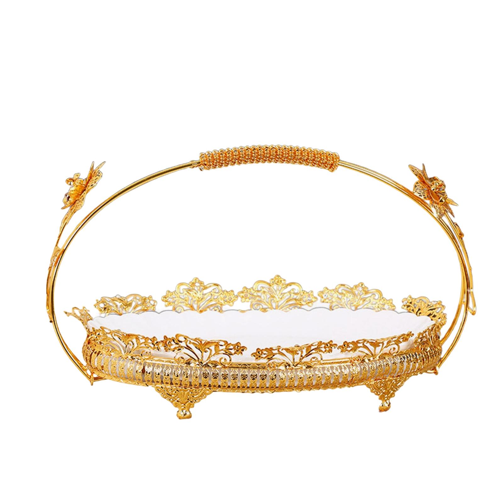 Bothyi - Elegante Cesta De Frutas, Bandeja De Exhibición De Aperitivos Para Fiestas De Cumpleaños En La Cocina