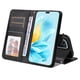 thumbnail image 4 of Funda Billetera para Honor 200 Lite 5G con Porta Tarjetas y Soporte Ajustable Negro, 4 of 5