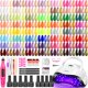 thumbnail image 1 of Kit de Gel para Uñas YALSYNY 55 colores con lámpara y herramientas, 1 of 7